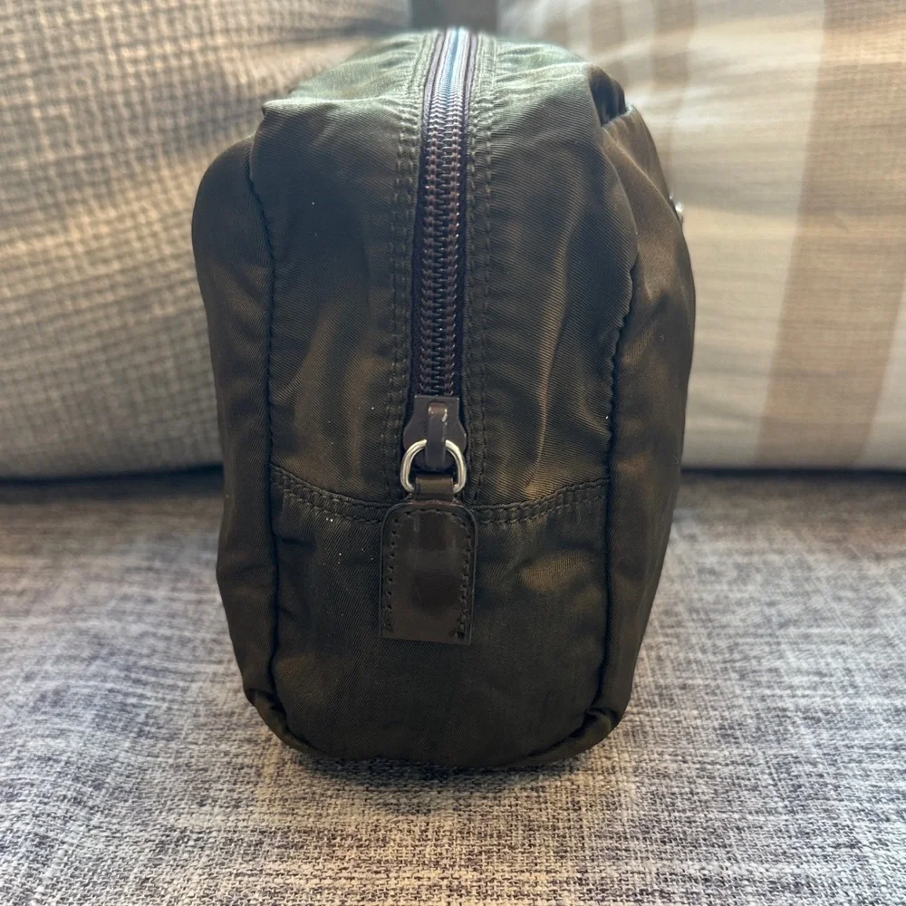 Prada  Hunter Green Toiletry Bag